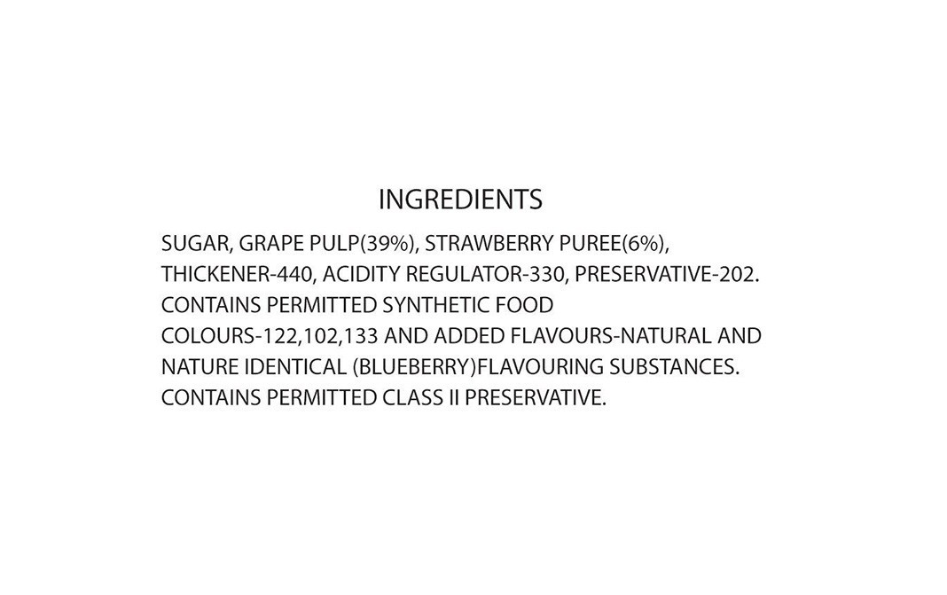 Kissan Strawberry Blast Jam    Glass Jar  320 millilitre